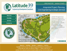 Tablet Screenshot of latitude39.net